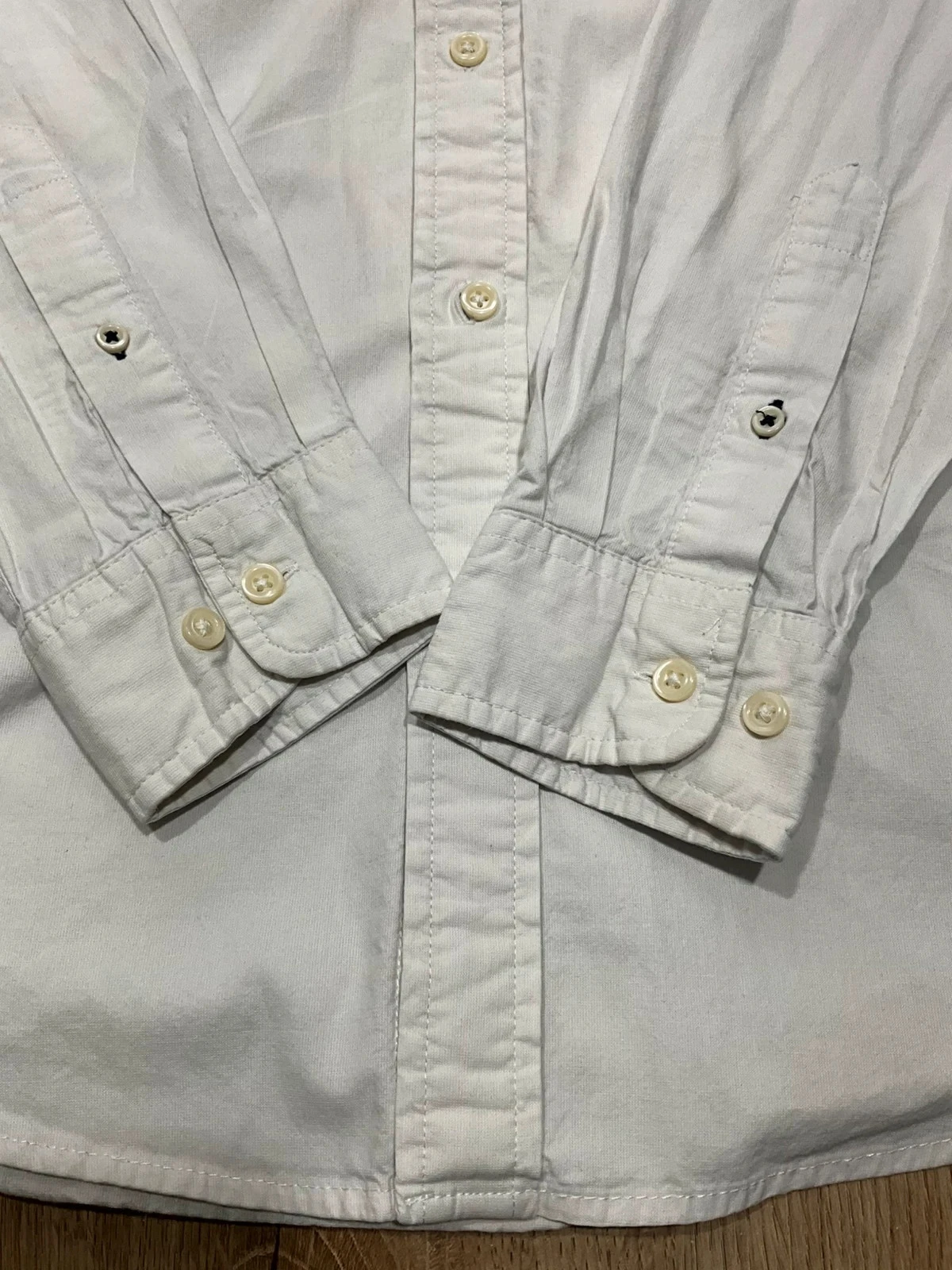 Chemise Tommy Hilfiger Classic Fit M Chic 100% Coton Blanc – photo 3